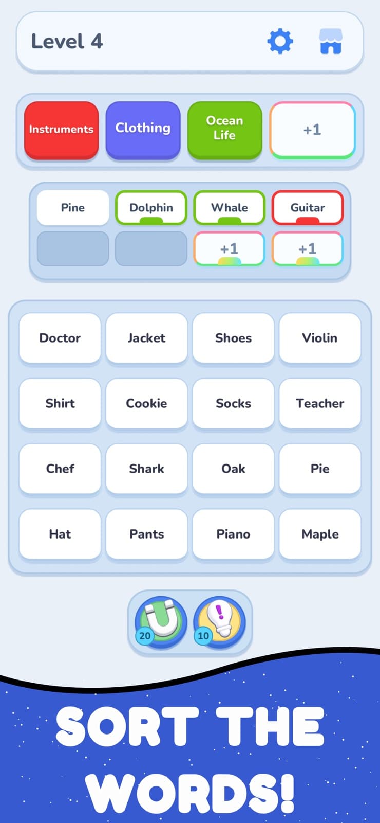 Sort the Words screenshot 1